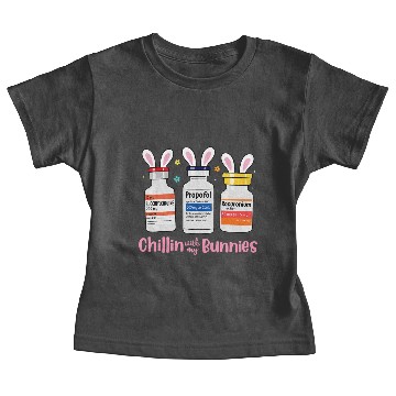 Discover Chillin With My Bunnies Nurse Easter Pharmacist Baby Tees