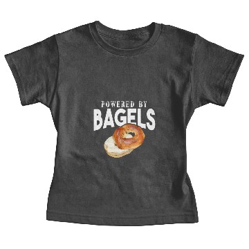 Discover Bagel Powered By Bagels Baby Tees