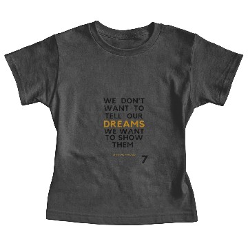 Discover CR7 QUOTE . Baby Tees