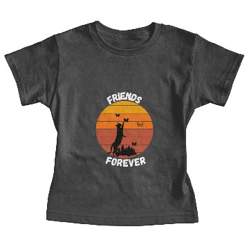 Discover Cat sunset - funny cat friends forever Baby Tees