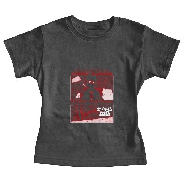 Discover Mob Psycho 100 Black Red Panels Baby Tees