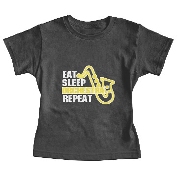 Discover EAT SLEEP ORCHESTRA REPEAT Baby Tees