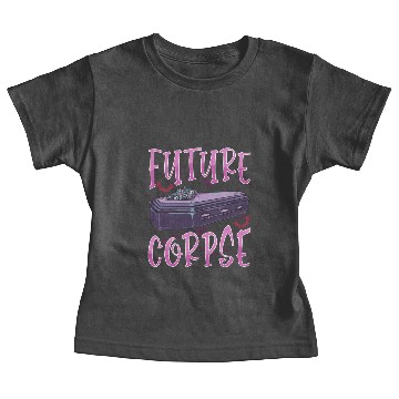 Discover Future Corpse Funny Coffin Pastel Emo Goth Baby Tees