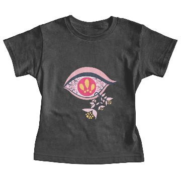 Discover Pink Eye Floral Weird Pastel Goth Psychedelic Baby Tees