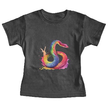 Discover Snake pride rainbow colors Baby Tees