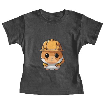 Discover Construction Hamster Baby Tees