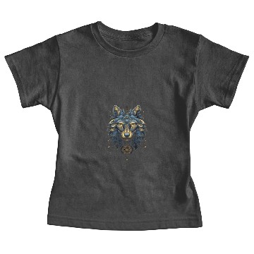 Discover Wolf Head Mandala Wolf Face Wolves Bohemian Baby Tees