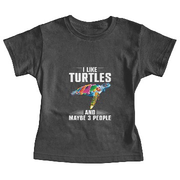 Discover Sea Turtle Tortoise I Like Turtles Baby Tees