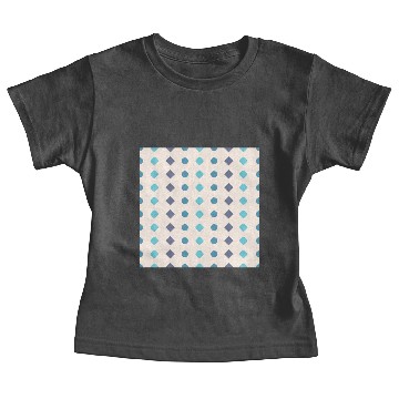 Discover Blue Gray Polka Dots Pattern Design Baby Tees