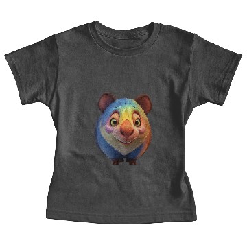 Discover Colorful Wombat - Playful Graphic Baby Tees