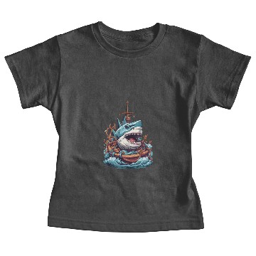 Discover shark attack Baby Tees