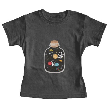 Discover Space In A Bottle Funny Astronauts Baby Tees