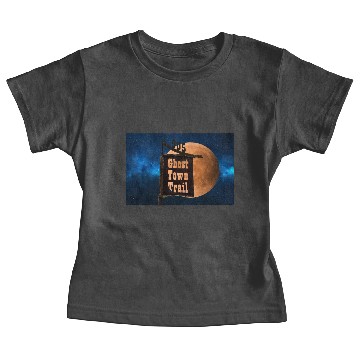 Discover Full Moon On Ghost Town Trail Baby Tees
