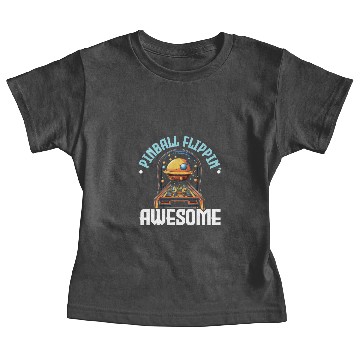Discover Pinball Machine Arcade Game Classic Video Game Baby Tees
