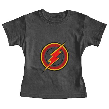 Discover Red and yellow color Gorilla thunder circle design Baby Tees