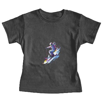 Discover Skiing Ski Snow Mountain Skier Winter Baby Tees