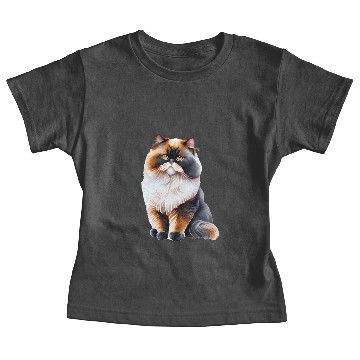 Discover Persian Cat - Black, White, and Orange Baby Tees