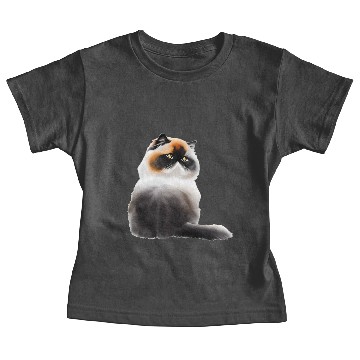Discover Persian Cat - Black, White, and Orange Baby Tees