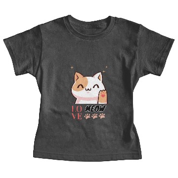 Discover cat meow Baby Tees