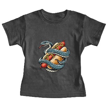 Discover Queue for hot dog - delicious treat Baby Tees