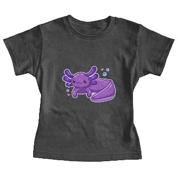 Discover Lavender Axolotl Design for Axolotl Lovers Baby Tees