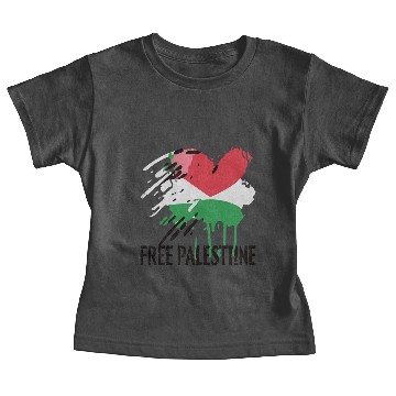 Discover I Love Free Palestine Flag Baby Tees