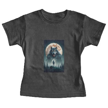 Discover Werewolf and Blood Moon Baby Tees