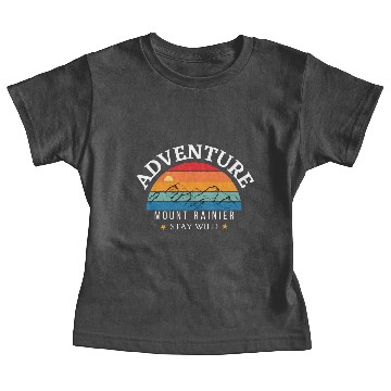 Discover Adventure Mount Rainier Baby Tees