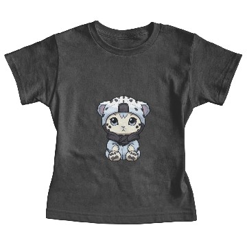 Discover Snow leopard winter leopard comic Baby Tees