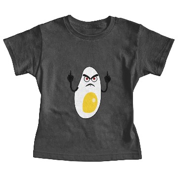 Discover Eggs Grumpy Fried Egg Baby Tees