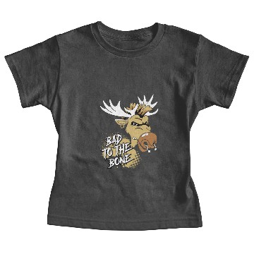Discover Bad To The Bone Punk Baby Tees