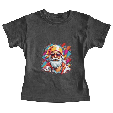 Discover Y2K Santa Claus Baby Tees