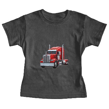 Discover Red clean Peterbilt Baby Tees