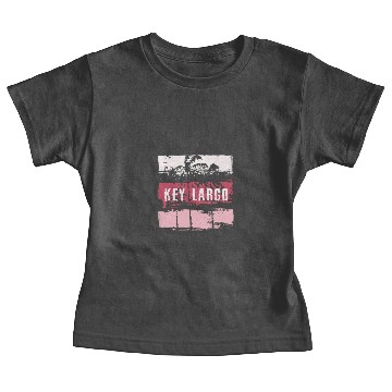 Discover Key Largo Florida Vacation Souvenir Abstract Baby Tees