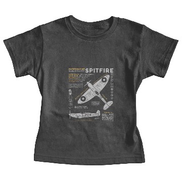 Discover Supermarine Spitfire Baby Tees