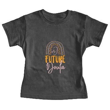 Discover Doula Birth Worker Rainbow Future Baby Tees