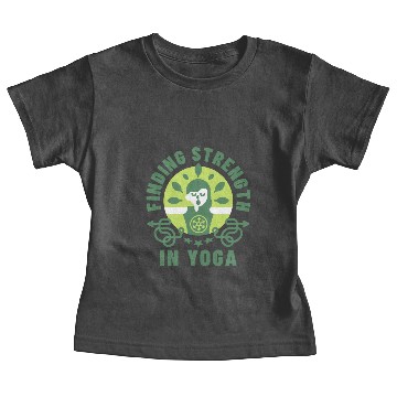 Discover Finding Strength In Yoga Baby Tees