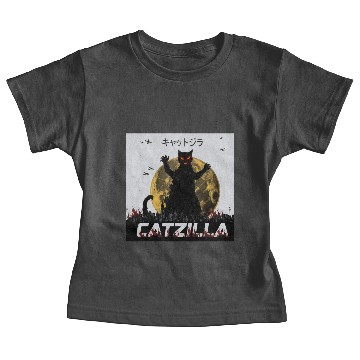 Discover Catzilla funny cat Baby Tees design