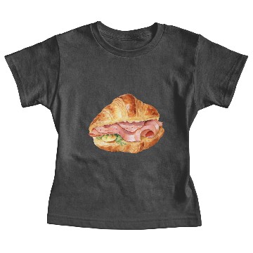 Discover Smoked Ham Croissant Baby Tees
