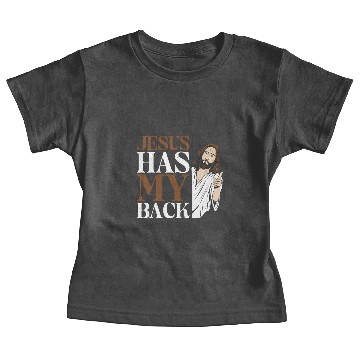 Discover Jesus Has My Back 17 Baby Tees