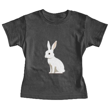 Discover Adorable Little White Easter Bunny Rabbit Baby Tees