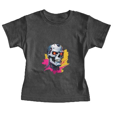 Discover Terminator Skull Baby Tees
