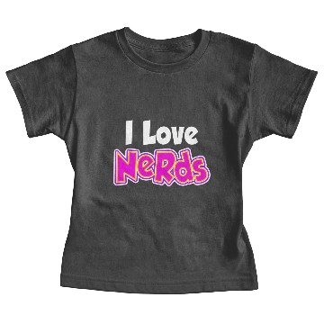 Discover I Love Nerds Baby Tees