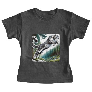 Discover Snow Leopard Leopard White Leopard Baby Tees