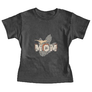 Discover Mamasaurus Footprint Mom Baby Tees