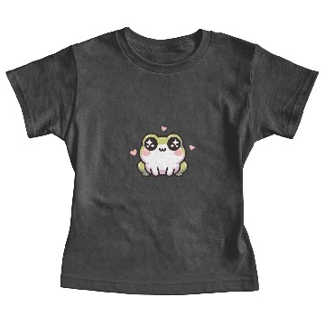 Discover Kawaii Frog Cute Pattern Baby Tees
