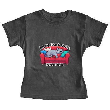 Discover Cat Nap Expert Couch Baby Tees