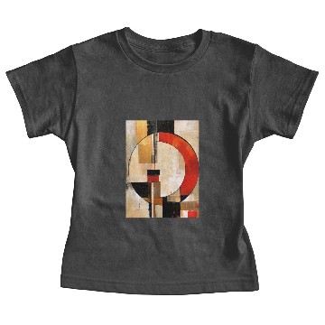 Discover Celestial Elegance: Abstract Exploration in Beige, Baby Tees