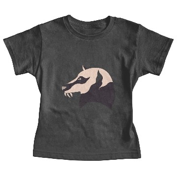 Discover Fantasy Wolf Beast Animal Head 3 Color Vector Baby Tees