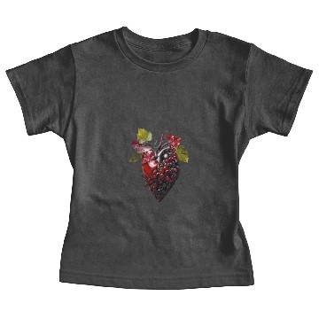 Discover Default Human heart made with wine and red grape Baby Tees